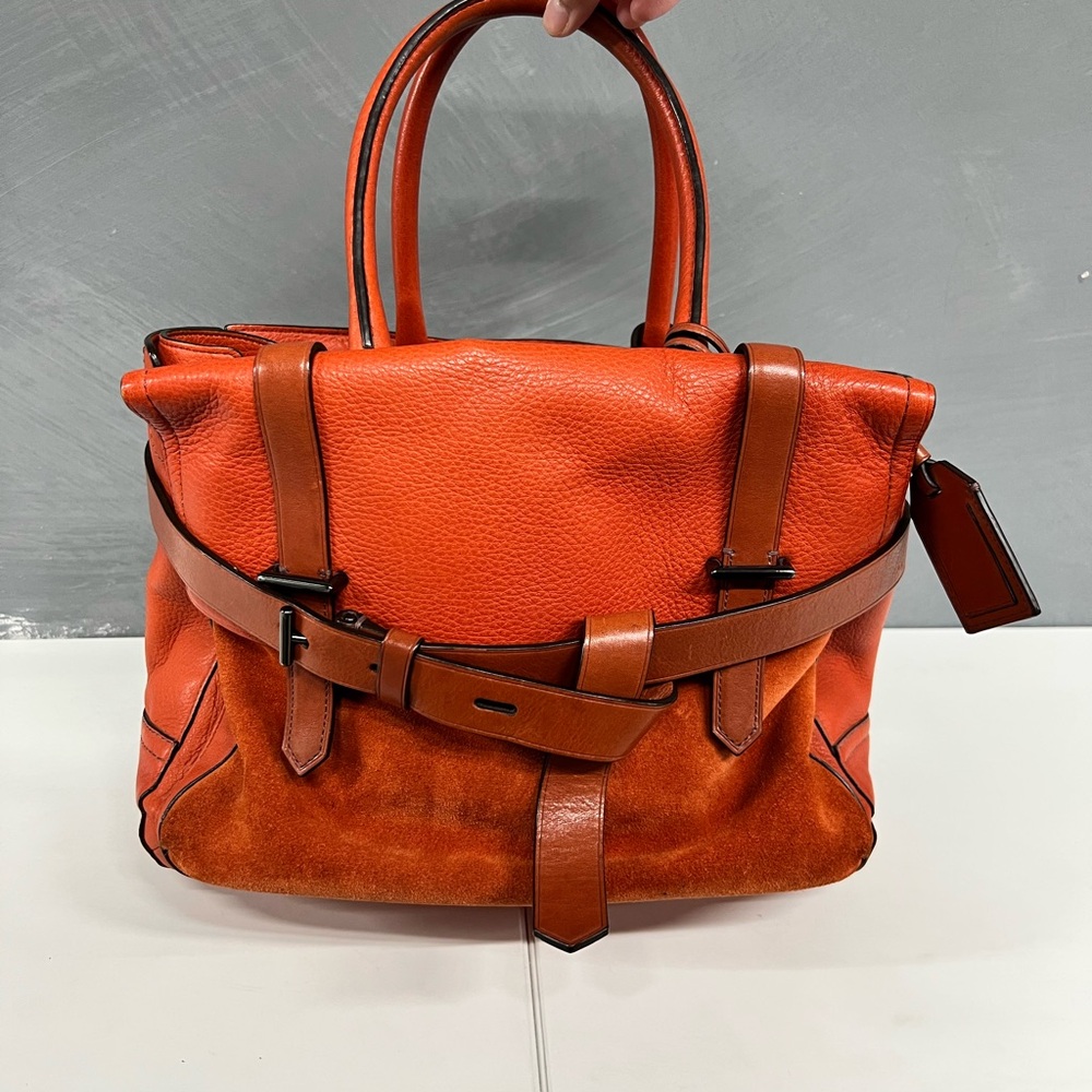 Reed Krakoff Orange Belted Tote